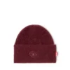 fr-k-lollo-hat Berretto bordeaux con ricamo Oval D