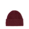 fr-k-lollo-hat Berretto bordeaux con ricamo Oval D