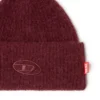 fr-k-lollo-hat Berretto bordeaux con ricamo Oval D