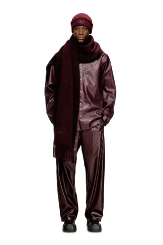 fr-p-arten Pantaloni con logo in bordeaux