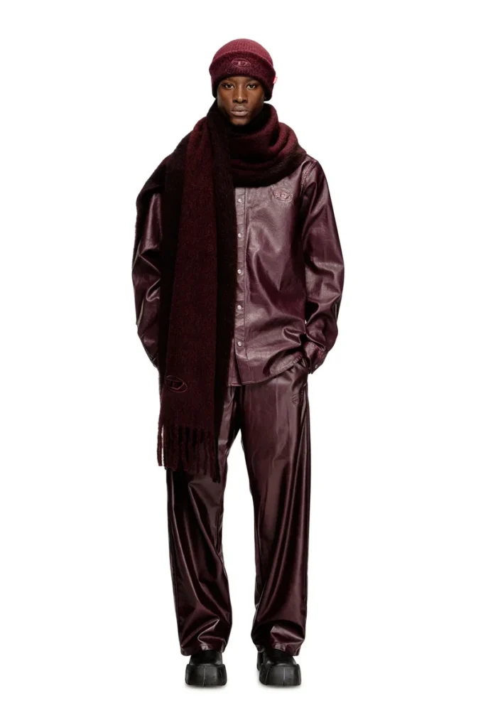 fr-p-arten Pantaloni con logo in bordeaux fr-p-arten Pantaloni con logo in bordeaux