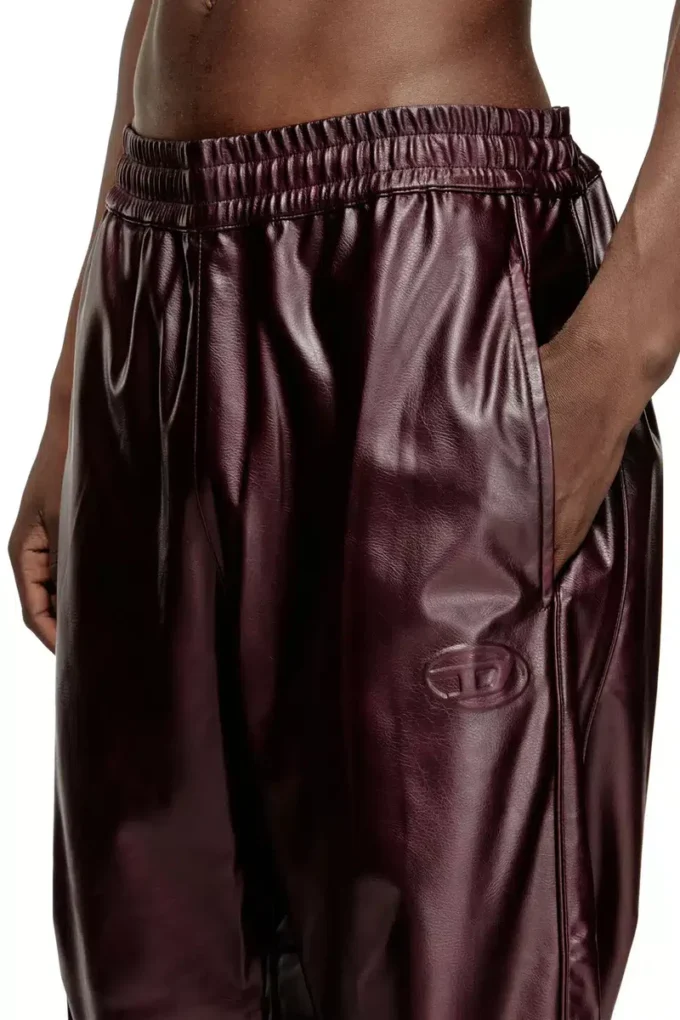 fr-p-arten Pantaloni con logo in bordeaux fr-p-arten Pantaloni con logo in bordeaux