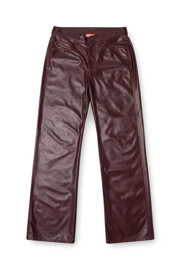 fr-p-lain Pantaloni bordeaux in tessuto rivestito fr-p-lain Pantaloni bordeaux in tessuto rivestito
