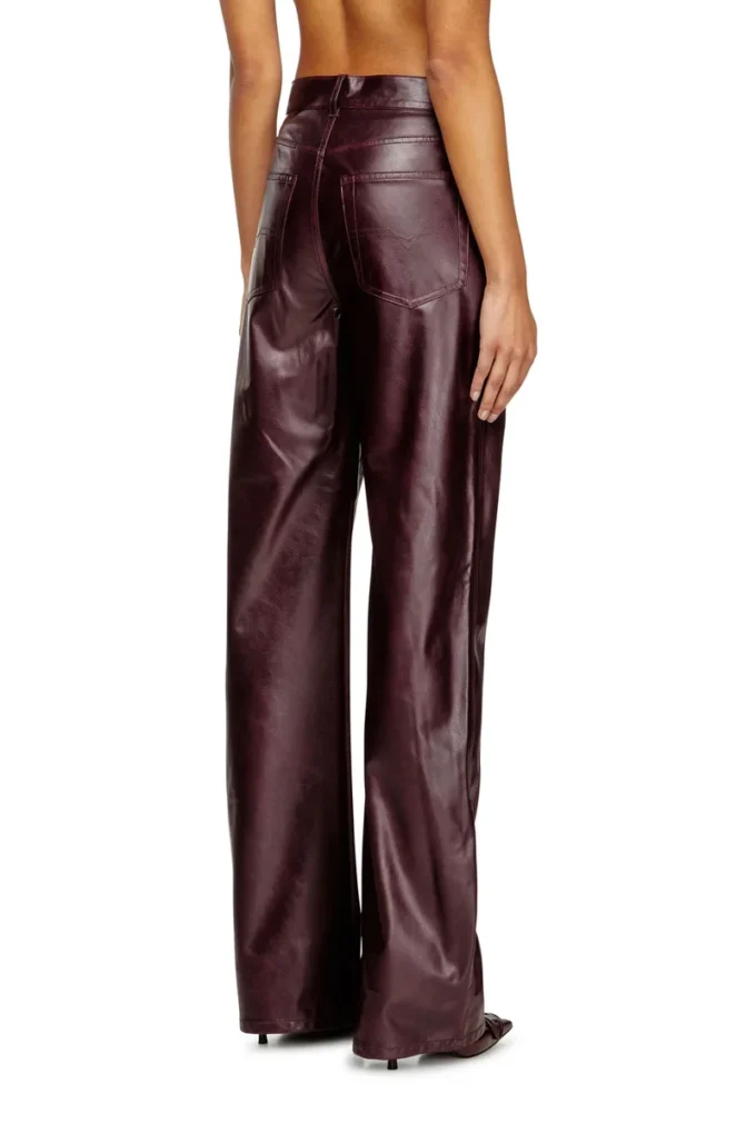 fr-p-lain Pantaloni bordeaux in tessuto rivestito fr-p-lain Pantaloni bordeaux in tessuto rivestito