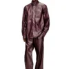 fr-s-simply Camicia con logo bordeaux
