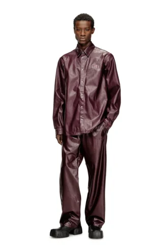 fr-s-simply Camicia con logo bordeaux