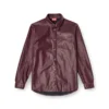 fr-s-simply Camicia con logo bordeaux