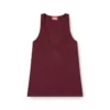 fr-t-ipsya Canotta bordeaux con dettaglio Oval D fr-t-ipsya Canotta bordeaux con dettaglio Oval D