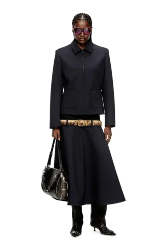 g-cesara-bond Giacca con colletto in tessuto neoprene accoppiato