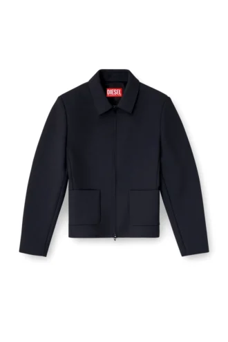 g-cesara-bond Giacca con colletto in tessuto neoprene accoppiato