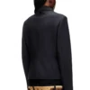 g-cesara-bond Giacca con colletto in tessuto neoprene accoppiato