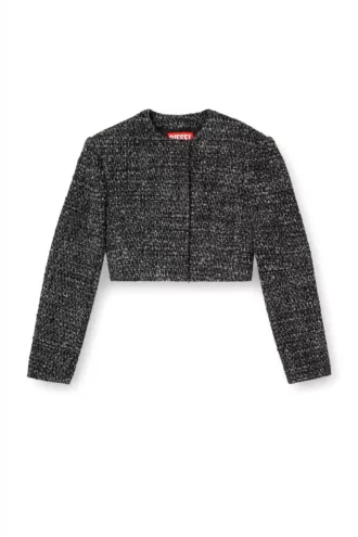 g-crop-g Giacca corta in tessuto bouclé