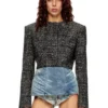 g-crop-g Giacca corta in tessuto bouclé