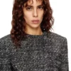 g-crop-g Giacca corta in tessuto bouclé
