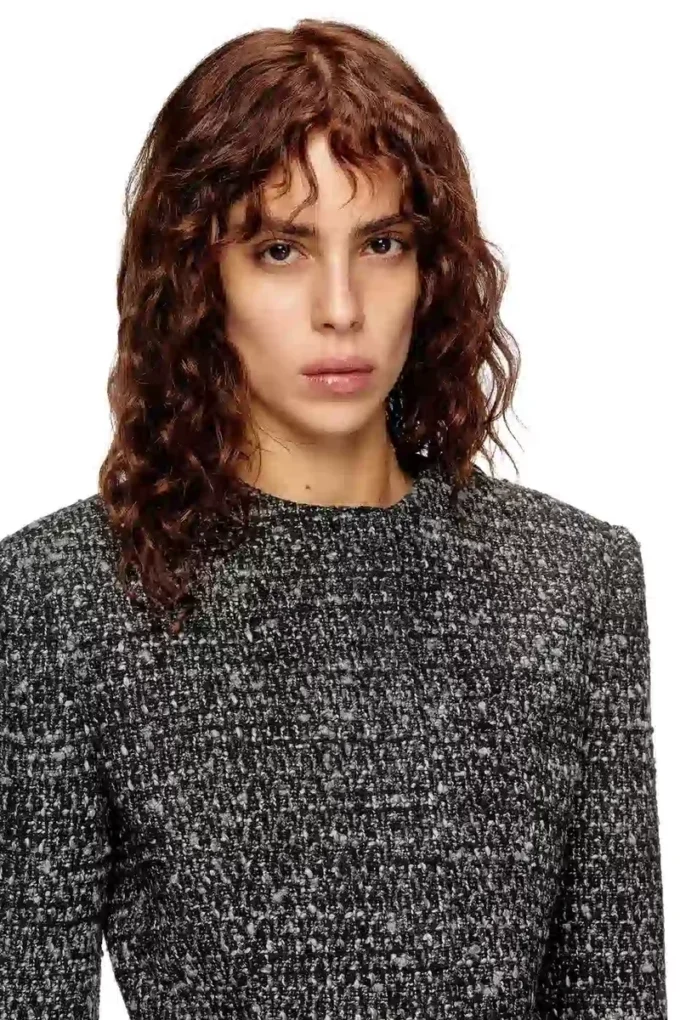 g-crop-g Giacca corta in tessuto bouclé