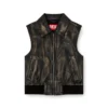 g-inko Gilet bomber con effetto consumato