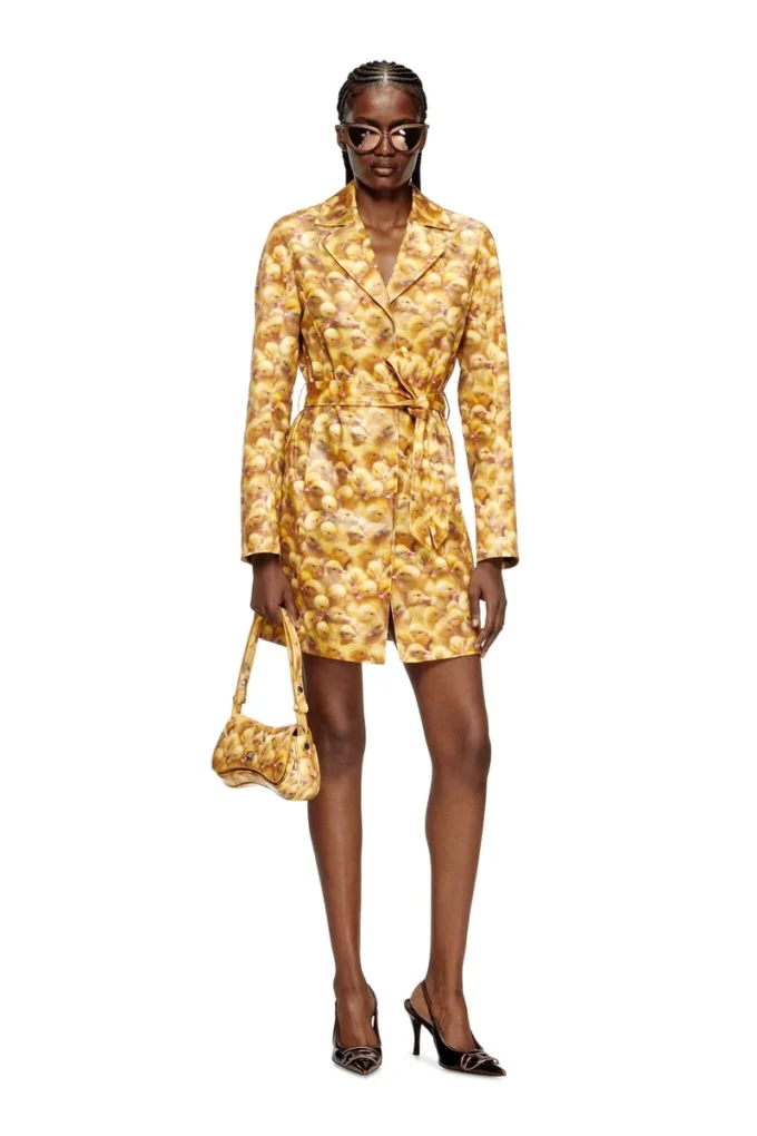 g-oji Trench con stampa anatre g-oji Trench con stampa anatre