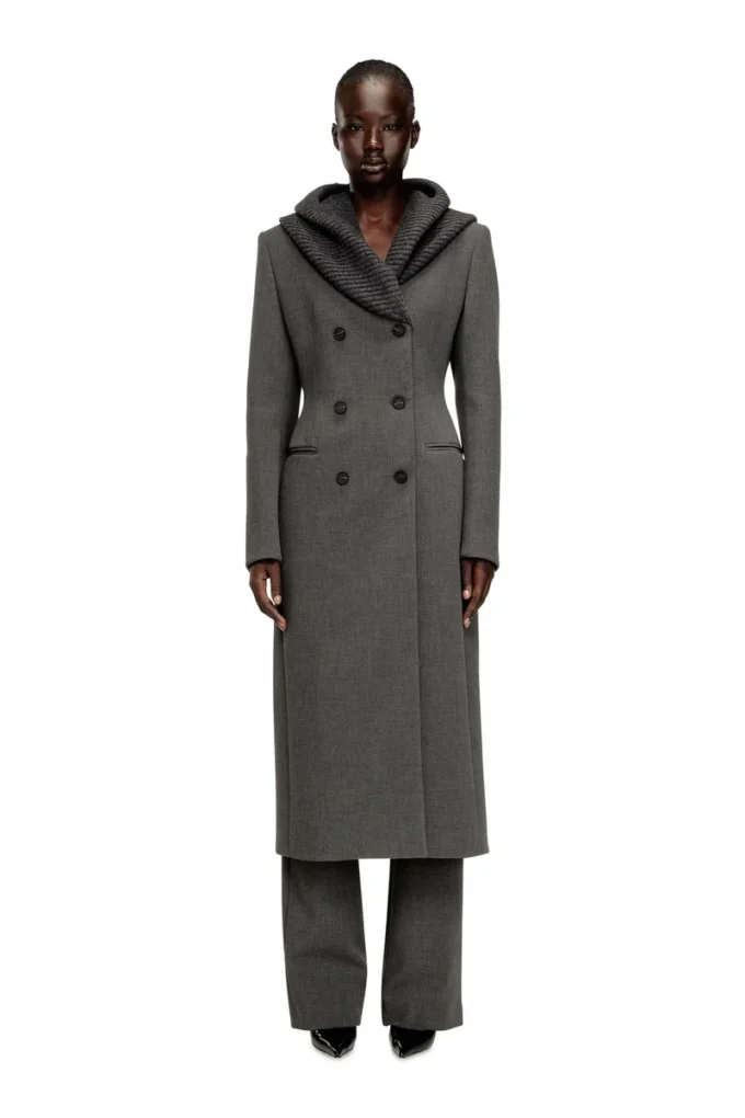 g-olden-long Cappotto lungo a clessidra con cappuccio a cappuccio lavorato a maglia g-olden-long Cappotto lungo a clessidra con cappuccio a cappuccio lavorato a maglia
