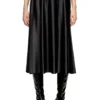 Gonna midi o-mori in nylon svasato Gonna midi o-mori in nylon svasato