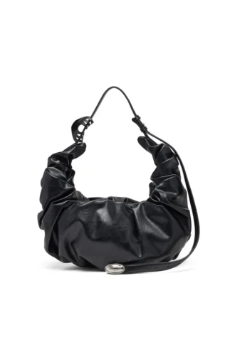 grab-d hobo l Grab-D L – Borsa hobo grande stropicciata in PU lucido