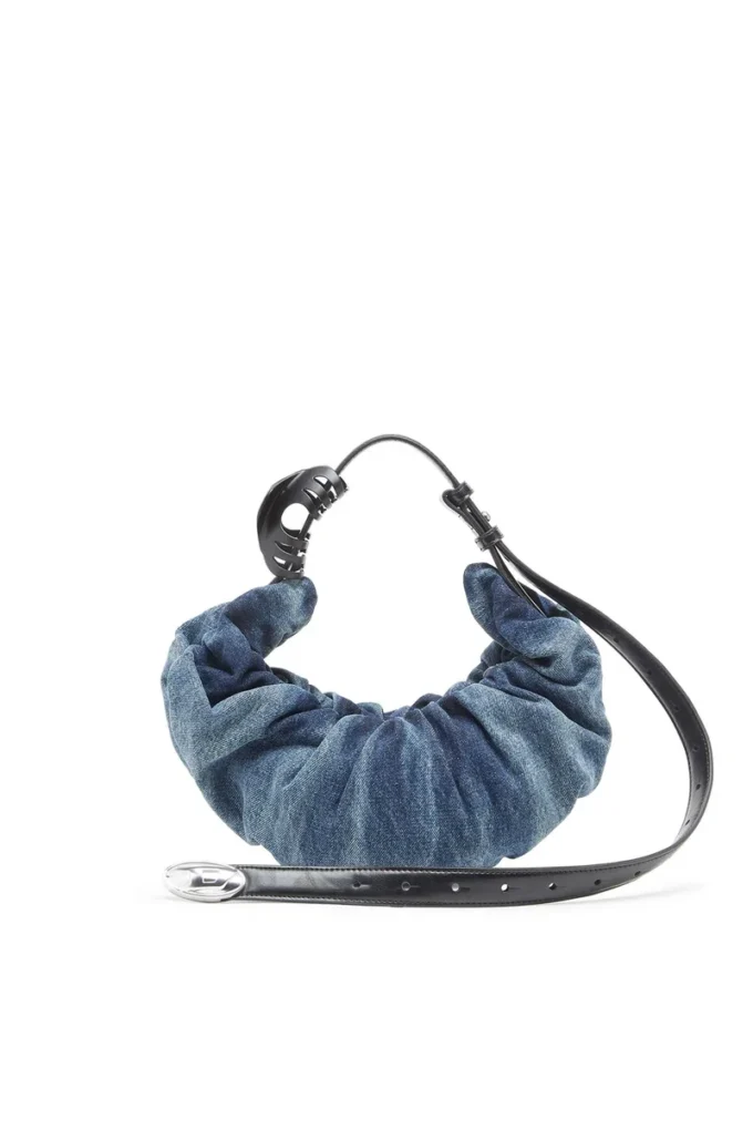grab-d hobo s Borsa hobo arricciata Grab-D-Small in denim trattato grab-d hobo s Borsa hobo arricciata Grab-D-Small in denim trattato