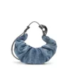 grab-d hobo s Borsa hobo arricciata Grab-D-Small in denim trattato grab-d hobo s Borsa hobo arricciata Grab-D-Small in denim trattato