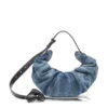 grab-d hobo s Borsa hobo arricciata Grab-D-Small in denim trattato grab-d hobo s Borsa hobo arricciata Grab-D-Small in denim trattato