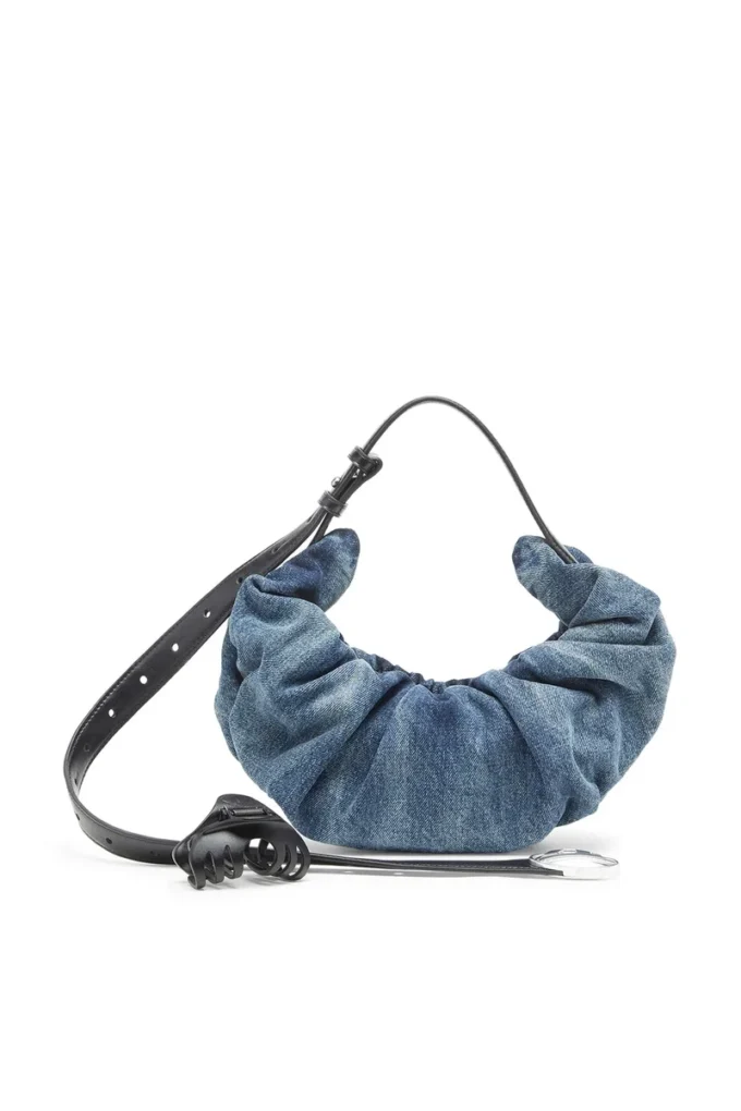 grab-d hobo s Borsa hobo arricciata Grab-D-Small in denim trattato grab-d hobo s Borsa hobo arricciata Grab-D-Small in denim trattato