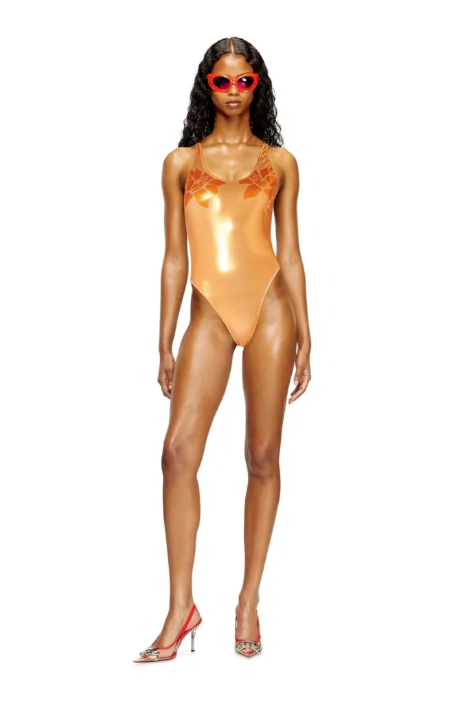 ivo_nny_swimsuit Costume da bagno metallizzato con stampa loto ivo_nny_swimsuit Costume da bagno metallizzato con stampa loto