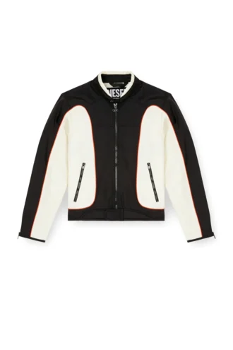 j-blink-a Giacca da motociclista color block con bordino