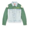 j-giant-20th Giacca in denim con inserto in cotone j-giant-20th Giacca in denim con inserto in cotone