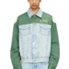 j-giant-20th Giacca in denim con inserto in cotone j-giant-20th Giacca in denim con inserto in cotone