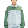 j-giant-20th Giacca in denim con inserto in cotone j-giant-20th Giacca in denim con inserto in cotone