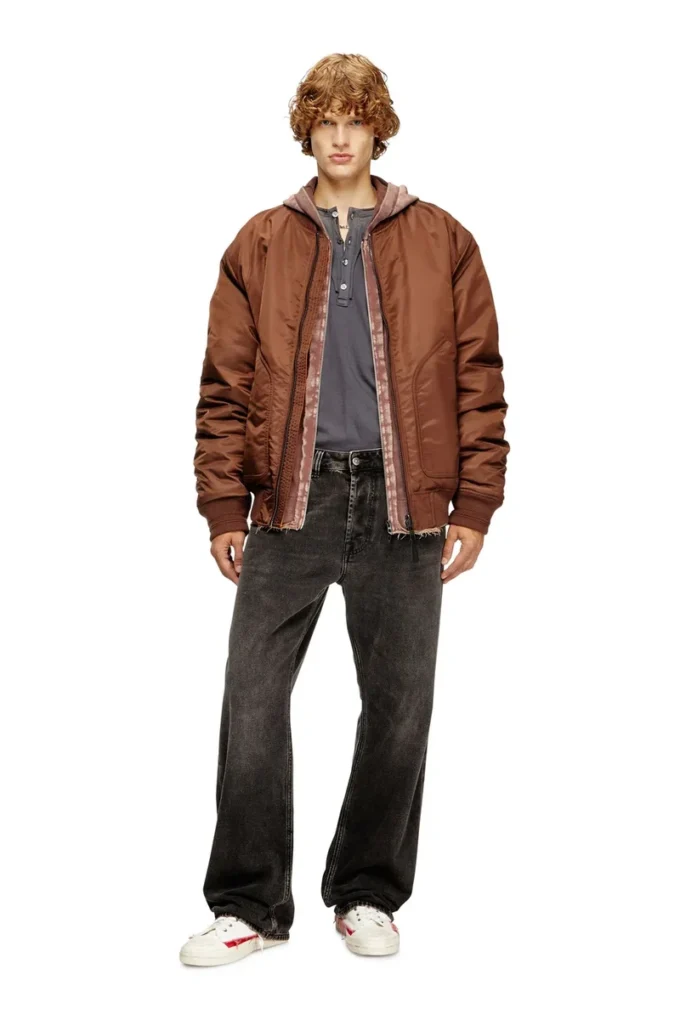 j-held Bomber in nylon imbottito con Oval D j-held Bomber in nylon imbottito con Oval D