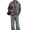 j-ostend-sl-camu Gilet con cappuccio con stampe mimetiche miste j-ostend-sl-camu Gilet con cappuccio con stampe mimetiche miste