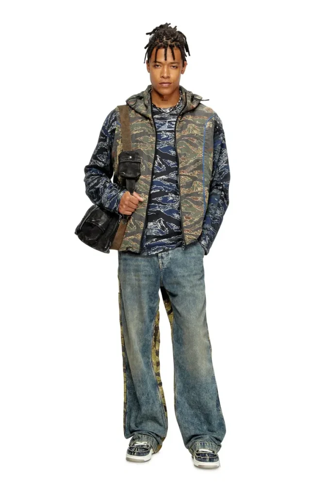 j-ostend-sl-camu Gilet con cappuccio con stampe mimetiche miste j-ostend-sl-camu Gilet con cappuccio con stampe mimetiche miste