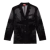 j-reg Giacca sartoriale in lana fresca devoré j-reg Giacca sartoriale in lana fresca devoré