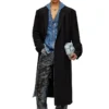 j-ritz Cappotto lungo in lana fresca con dettagli in denim j-ritz Cappotto lungo in lana fresca con dettagli in denim