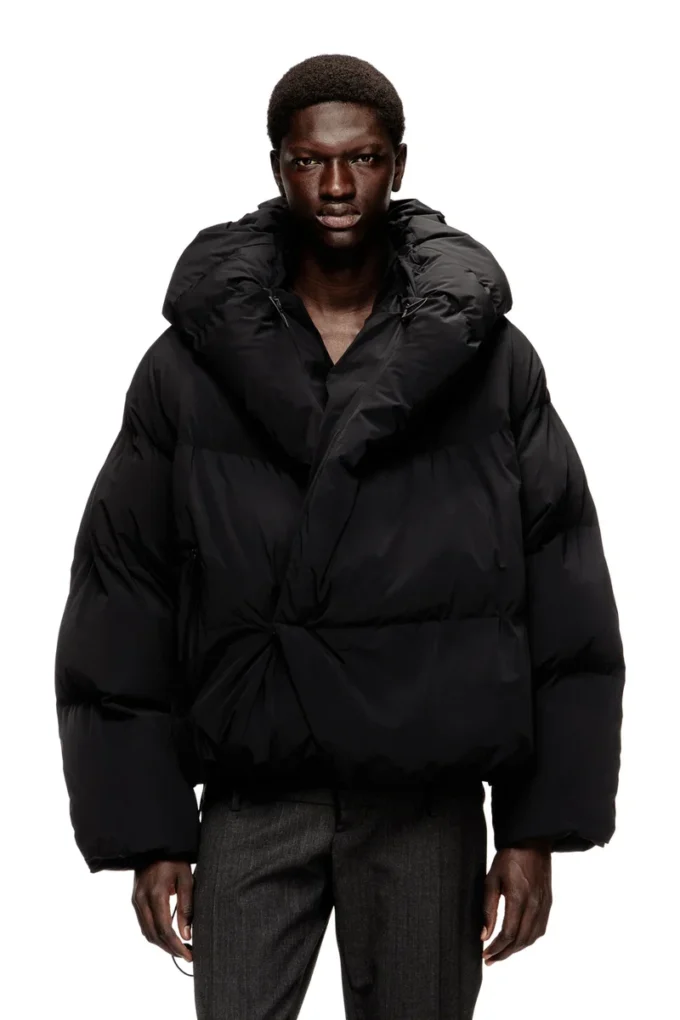 j-scotts-padded-a Piumino avvolgente in nylon elasticizzato j-scotts-padded-a Piumino avvolgente in nylon elasticizzato