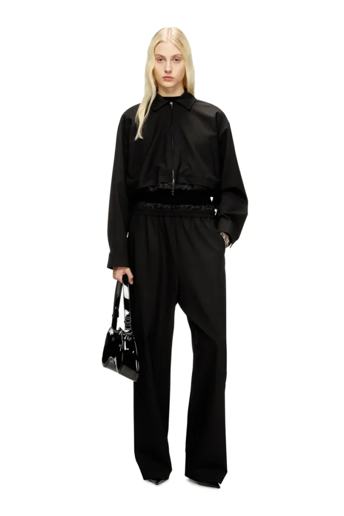 j-ting-fem-r2 Giacca corta in tessuto sartoriale e nylon j-ting-fem-r2 Giacca corta in tessuto sartoriale e nylon