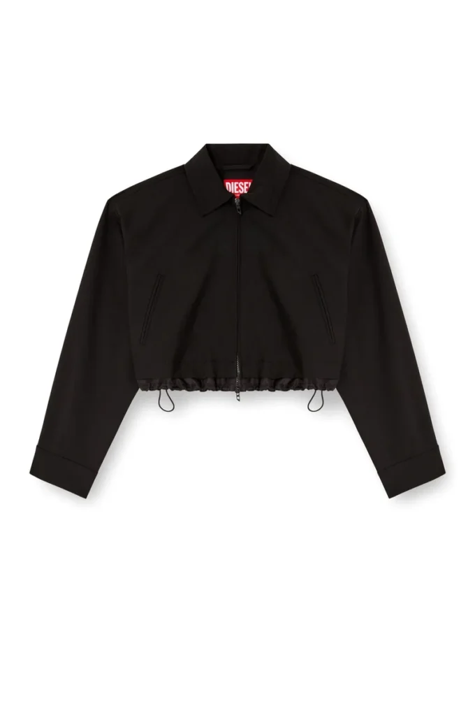 j-ting-fem-r2 Giacca corta in tessuto sartoriale e nylon j-ting-fem-r2 Giacca corta in tessuto sartoriale e nylon