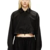 j-ting-fem-r2 Giacca corta in tessuto sartoriale e nylon j-ting-fem-r2 Giacca corta in tessuto sartoriale e nylon