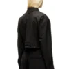 j-ting-fem-r2 Giacca corta in tessuto sartoriale e nylon j-ting-fem-r2 Giacca corta in tessuto sartoriale e nylon