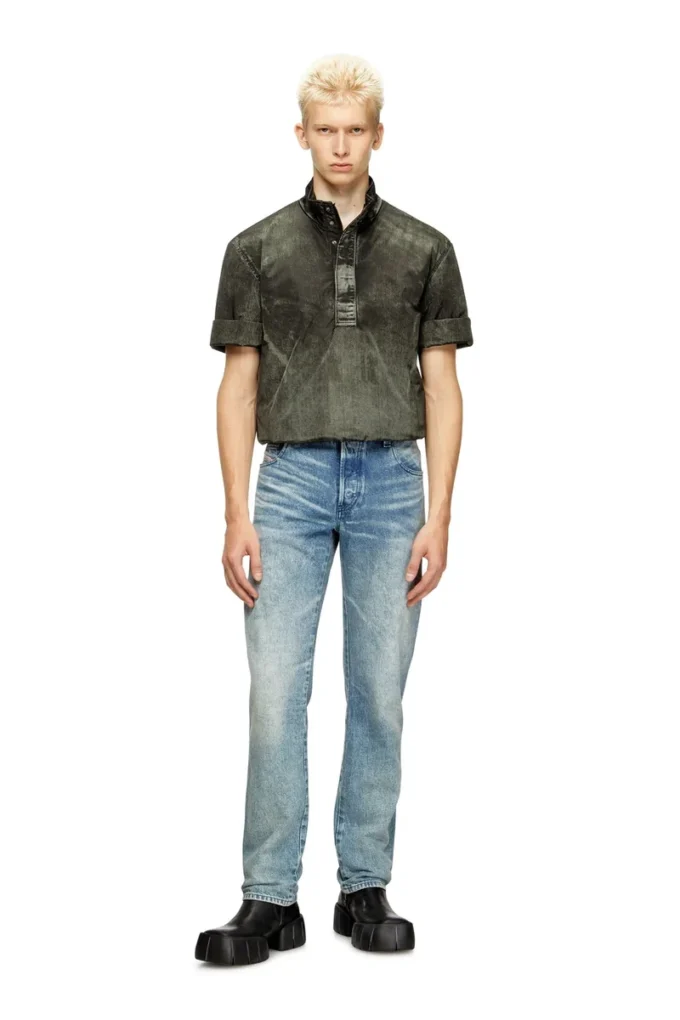 j-valois Giacca a maniche corte in nylon effetto denim j-valois Giacca a maniche corte in nylon effetto denim