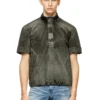 j-valois Giacca a maniche corte in nylon effetto denim j-valois Giacca a maniche corte in nylon effetto denim
