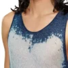 k-bossino Canotta in maglia metallizzata devoré k-bossino Canotta in maglia metallizzata devoré