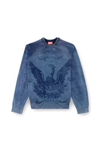 k-fenicol Maglione indaco con logo Phoenix