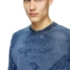 k-fenicol Maglione indaco con logo Phoenix k-fenicol Maglione indaco con logo Phoenix