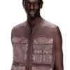 k-giulius Gilet lavorato a maglia con zip e tasche cargo k-giulius Gilet lavorato a maglia con zip e tasche cargo