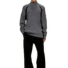 k-lollo-tn Maglione in misto alpaca con inserti a contrasto